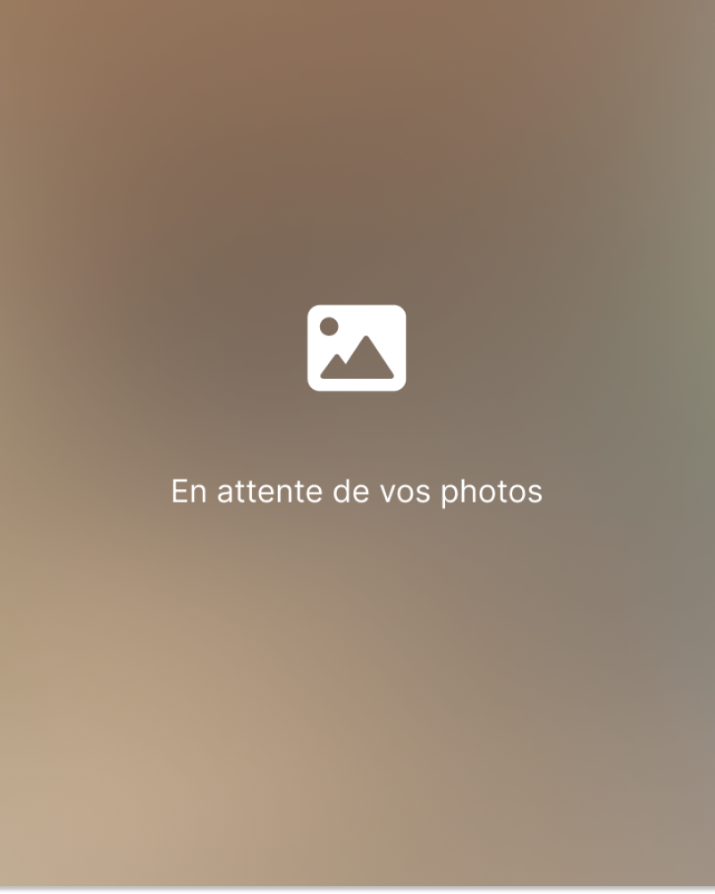 Cadre en attente de vos photos